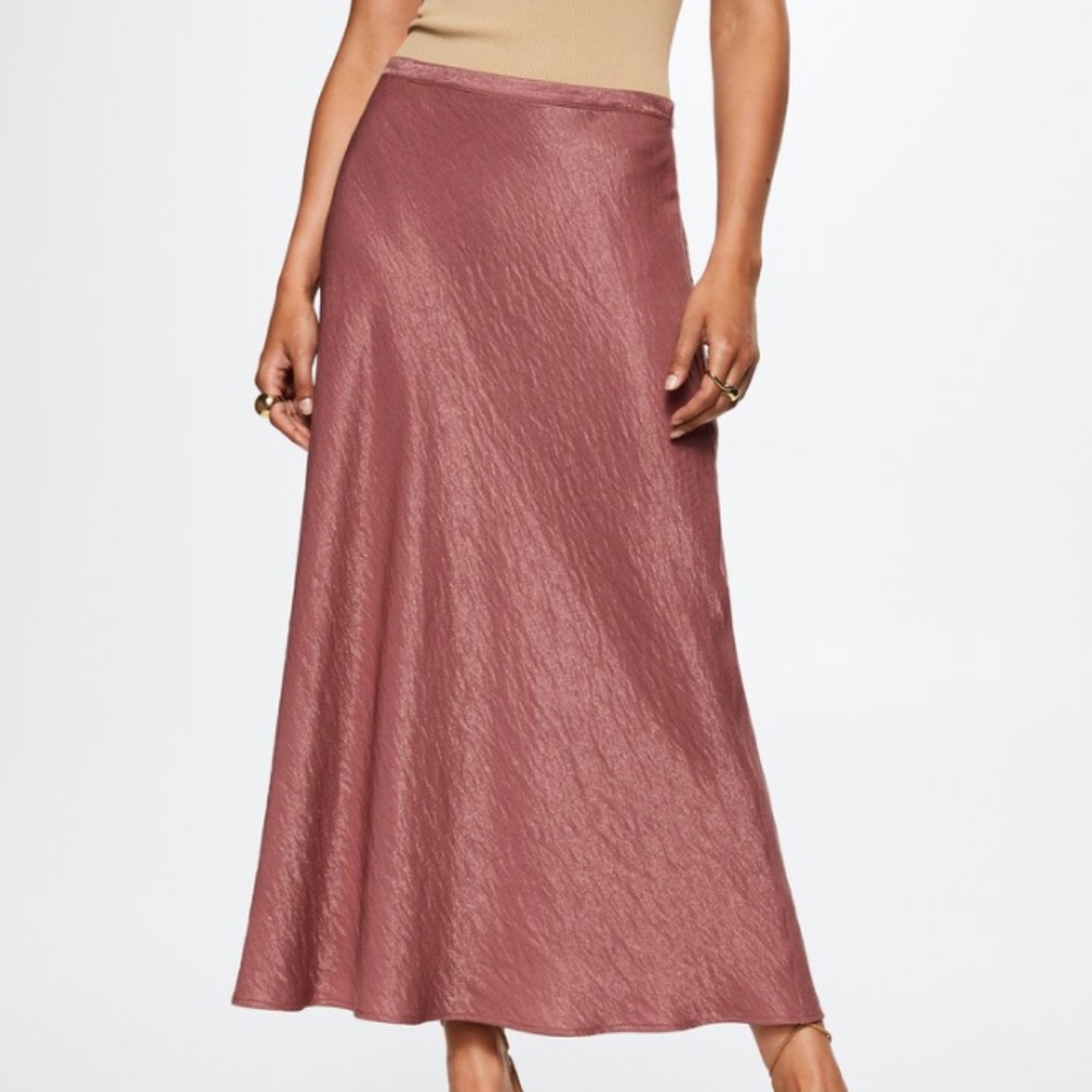 Mango Satin Weave Skirt, Size S